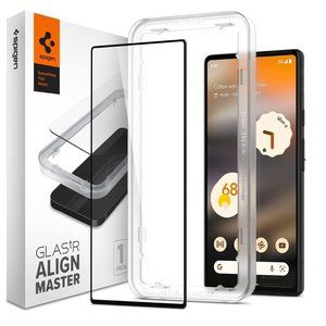 Spigen Tempered Glass Screen Protector designed for Pixel 6a Edge to Edge Protec